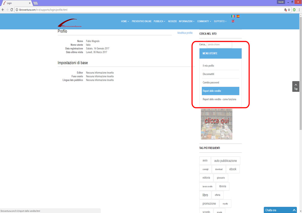 Immagine 3 menu